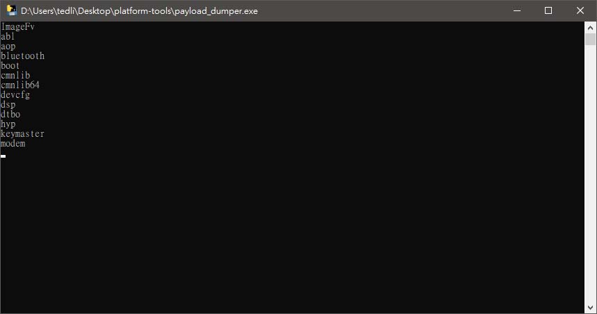 當黑盒子內出現 boot 時就可以將視窗關閉。